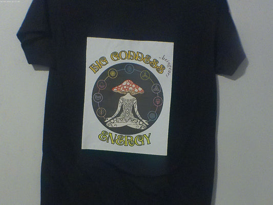 Commemorative Noho Pride '24 Big Goddess Energy Mushroom & Icons T-shirt